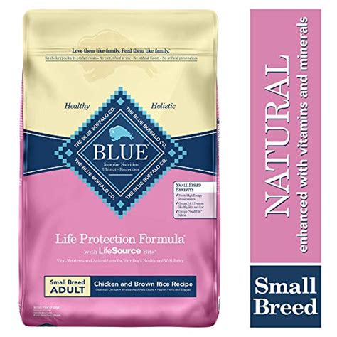 blue dog food pink bag